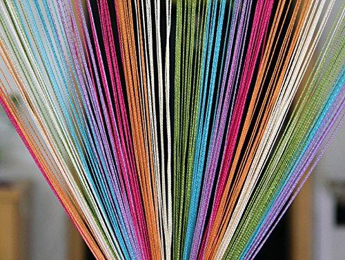 Pindia Decorative String Thread Room Door Cur