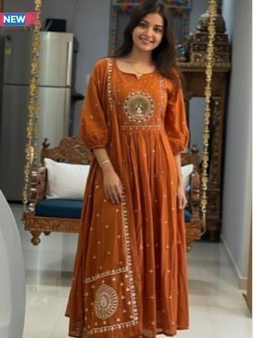Pinklabel Women Ethnic Motifs Printed Empire Pure 