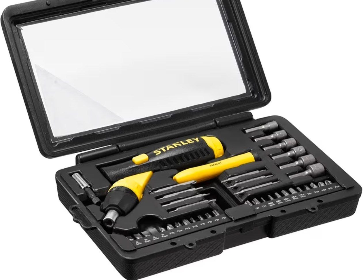 Pistol Grip Ratchet Screwdriver Set At 1023