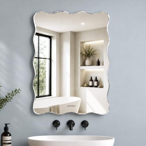 Plantex Frameless Bathroom Mirror Rectangular