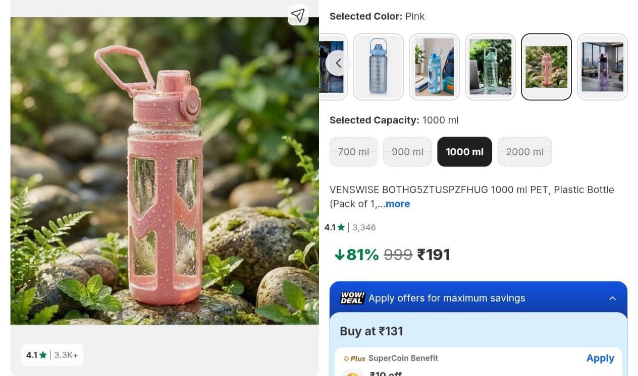 Plastic Bottle 1000ml At 191 Buy Fast Before 