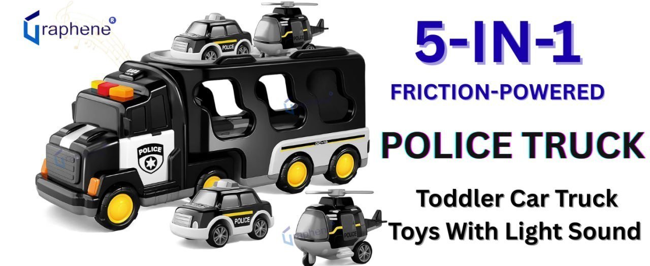 Police Truck Toy Car Set 828
