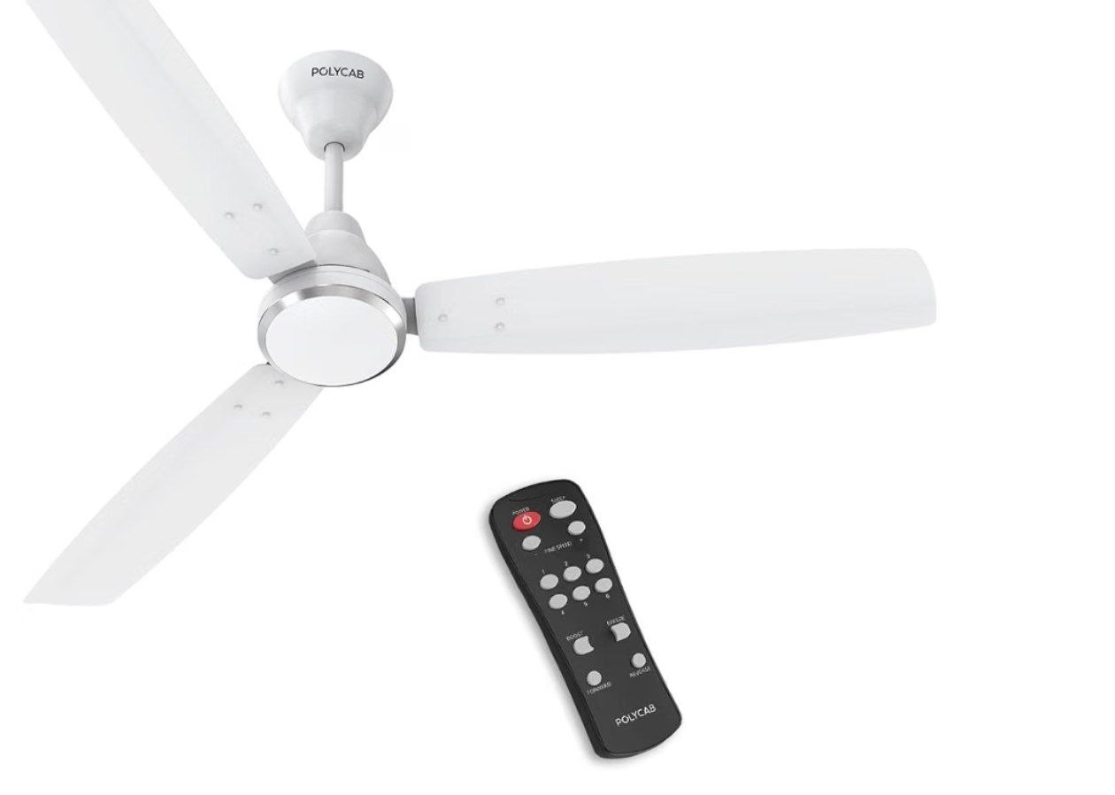 Polycab 1200mm 5-star Bldc Ceiling Fan With R