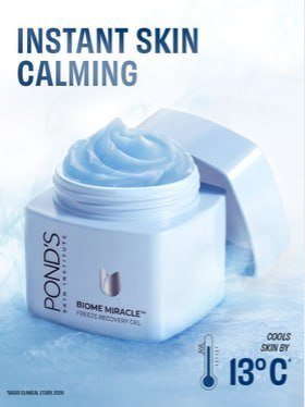 Ponds Biome Miracle Freeze Recovery Gel - 50 G 279 Mrp 349