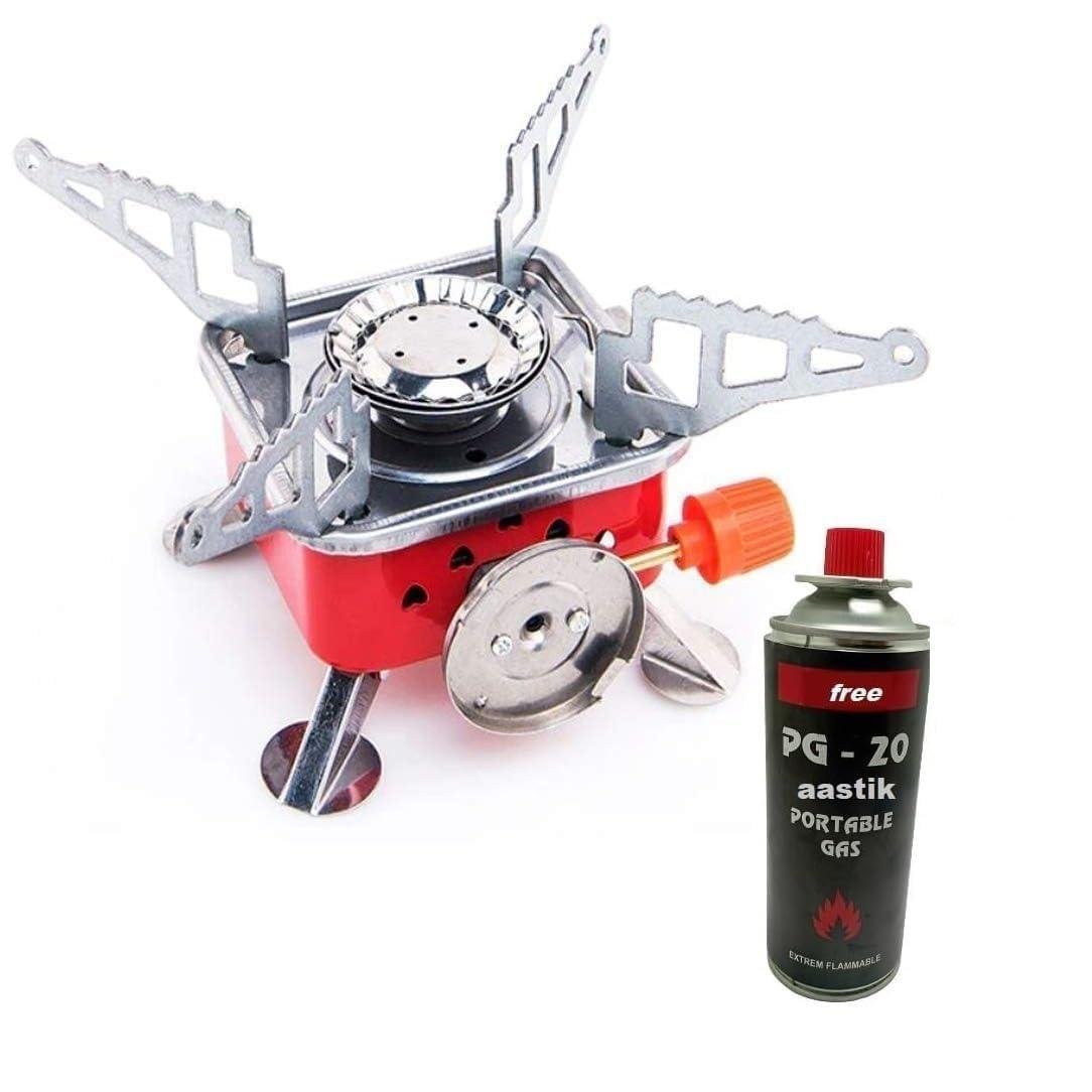 Portable Camping Gas Stove With 1 Butane Gas 