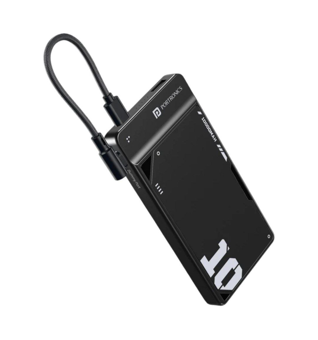 Portronics 10000 Mah 22 5 W Compact Power Ban
