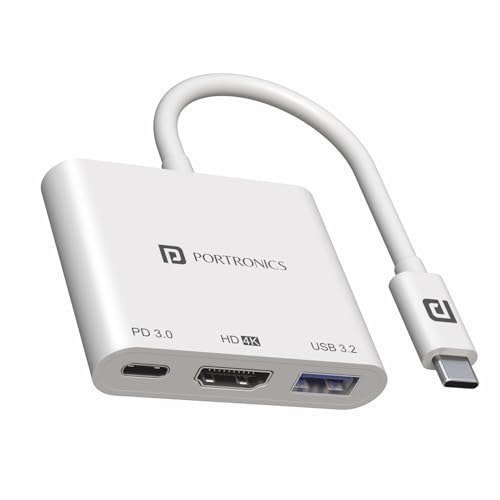 Portronics C-konnect Type C To Hdmi Adapter (