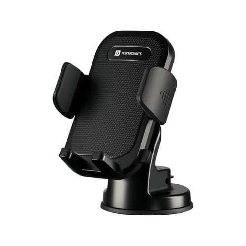 Portronics Clamp M4 Car Phone Holder Stand Wi