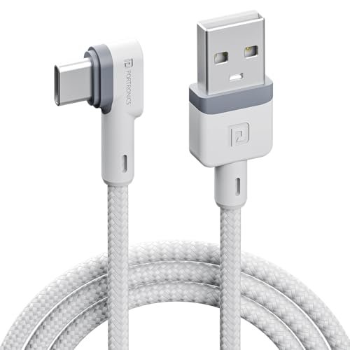 Portronics Konnect L Por-1403 Fast Charging 3a Type-c Cable 1 2 Meter