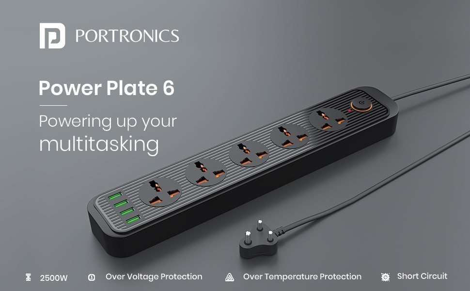 Portronics Power Plate 6 797