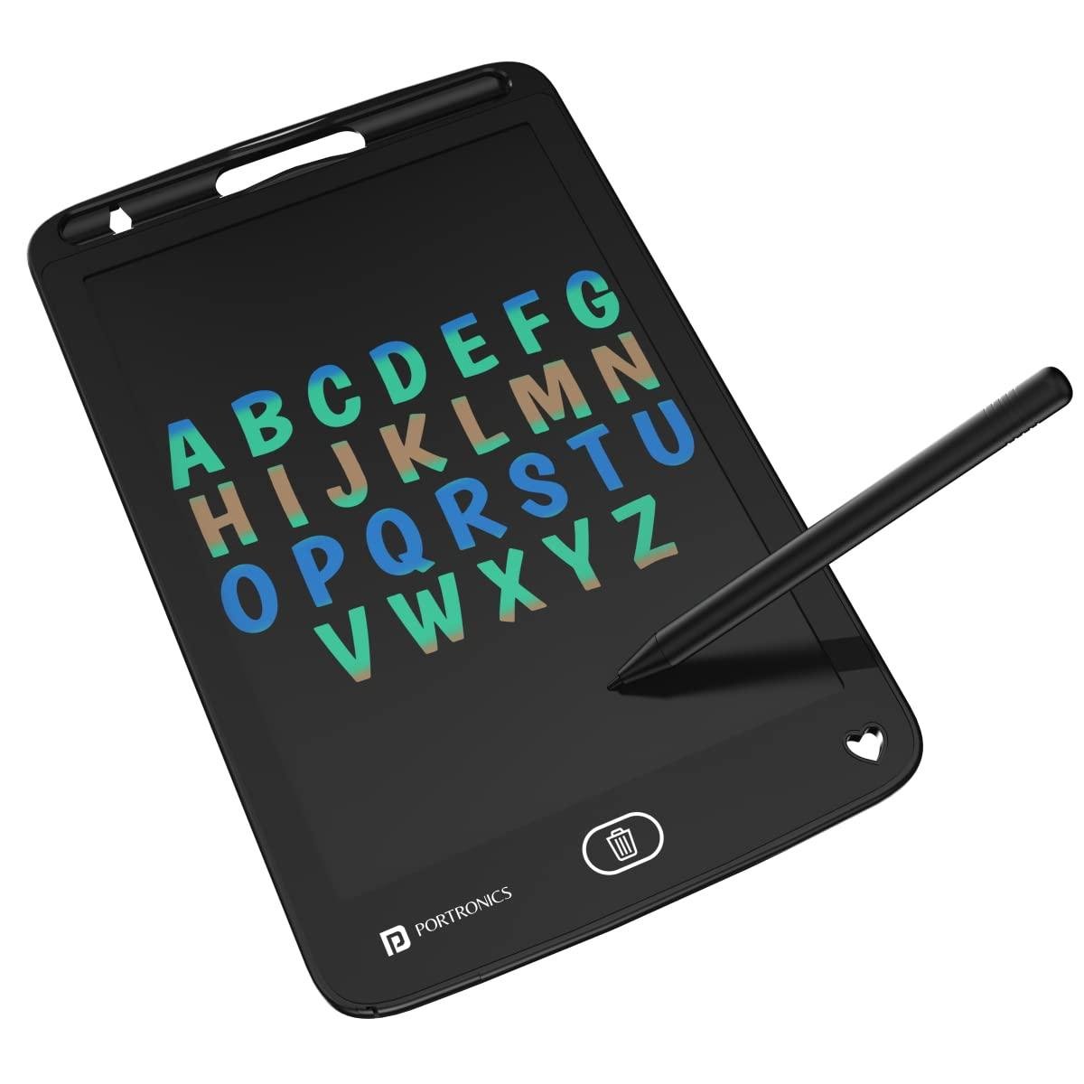 Portronics Ruffpad 8 5m Multicolor Lcd Writing Pad With Screen 21 5cm