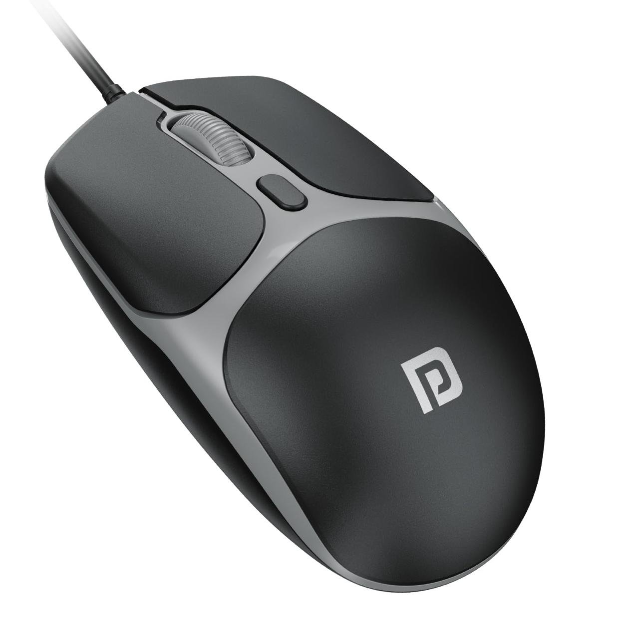 Portronics Toad 103 Wired Optical Mouse Black