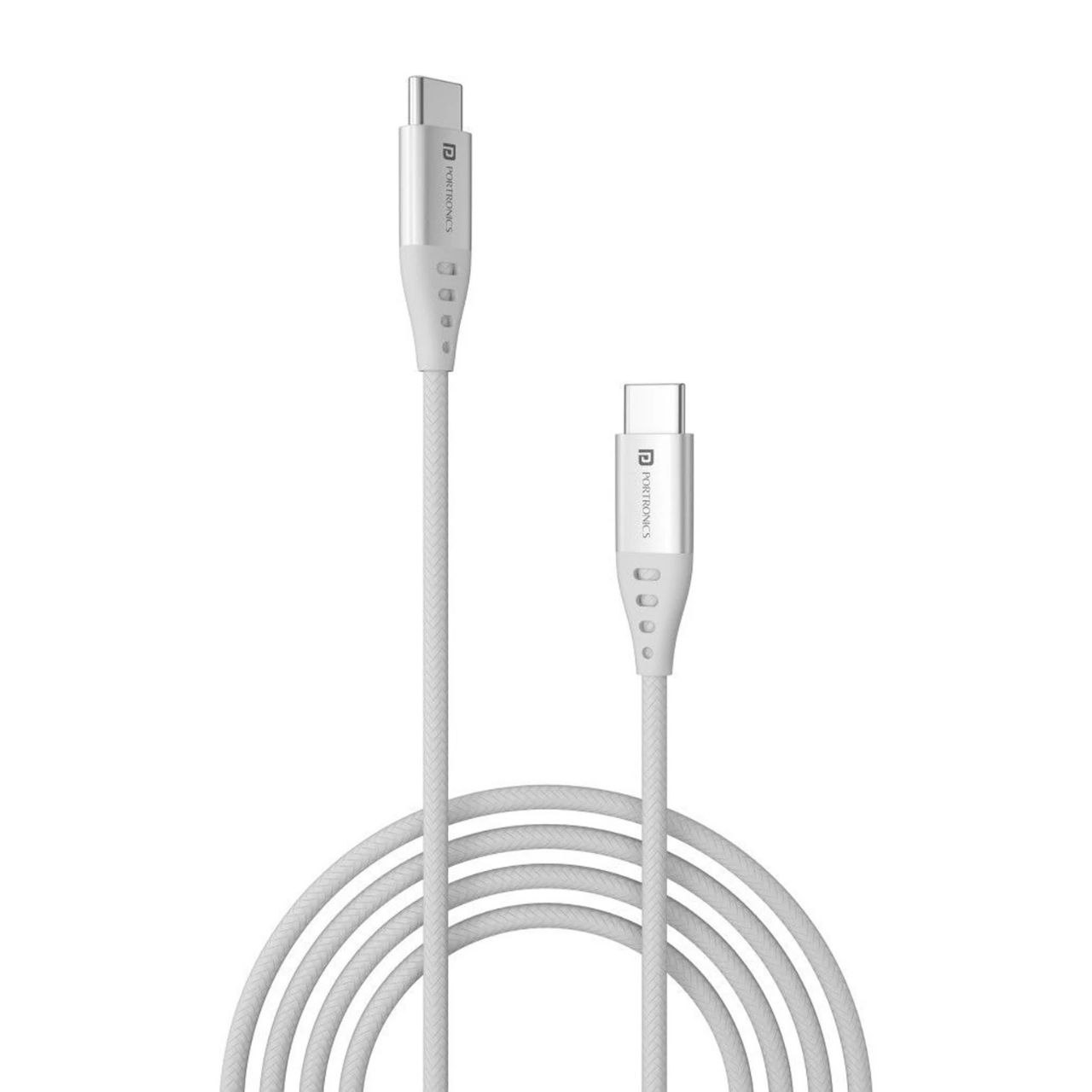 Portronics Usb Type C Cable 2 A 1 M Konnect C1 20w