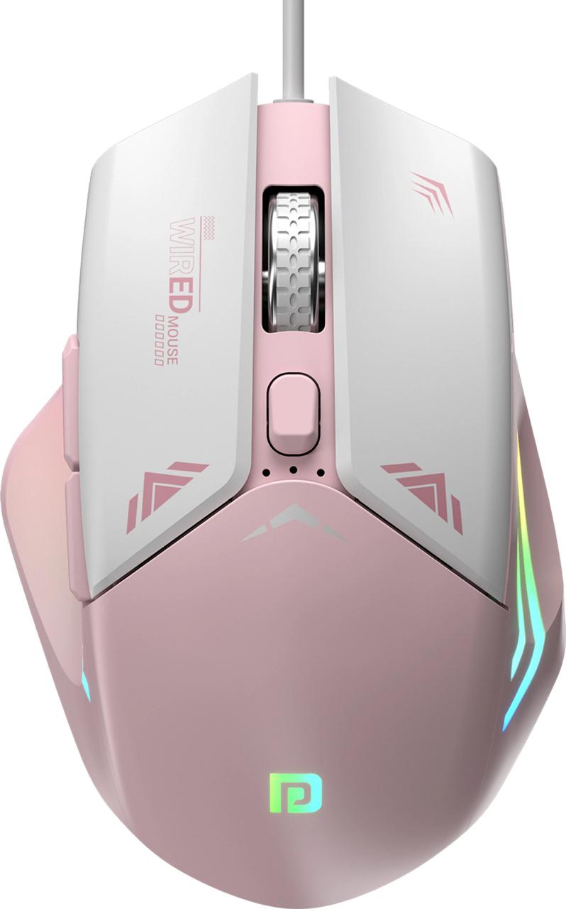 Portronics Vader Wired Ambidextrous Optical Gaming Mouse 6 Buttons Thumb Su