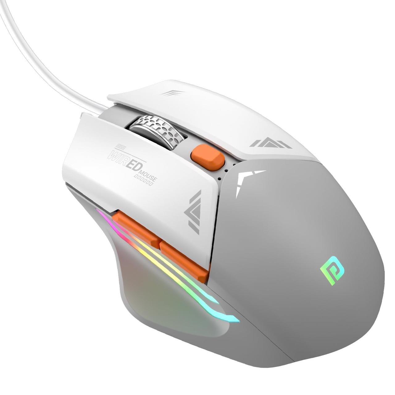Portronics Vader Wired Gaming Mouse Grey 353