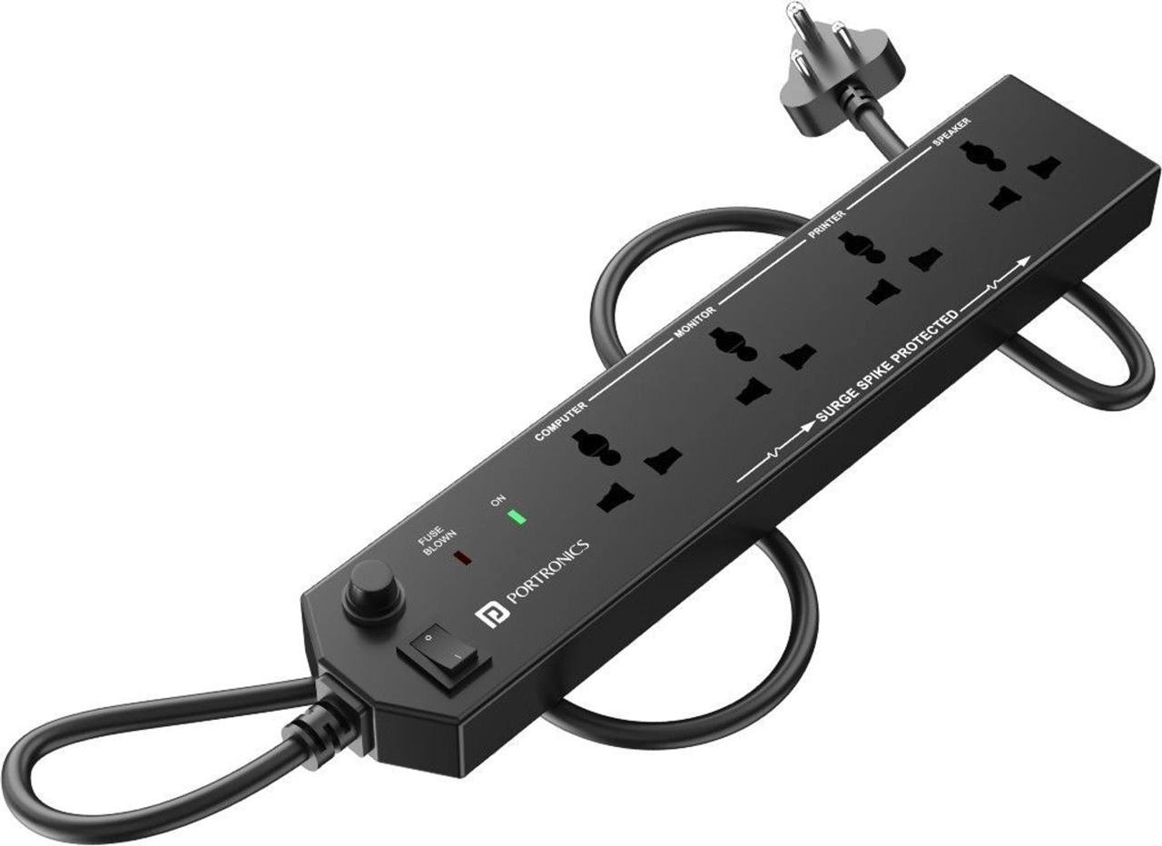 Potronics Power Plate 10 Multi Plug 1500w 4 S