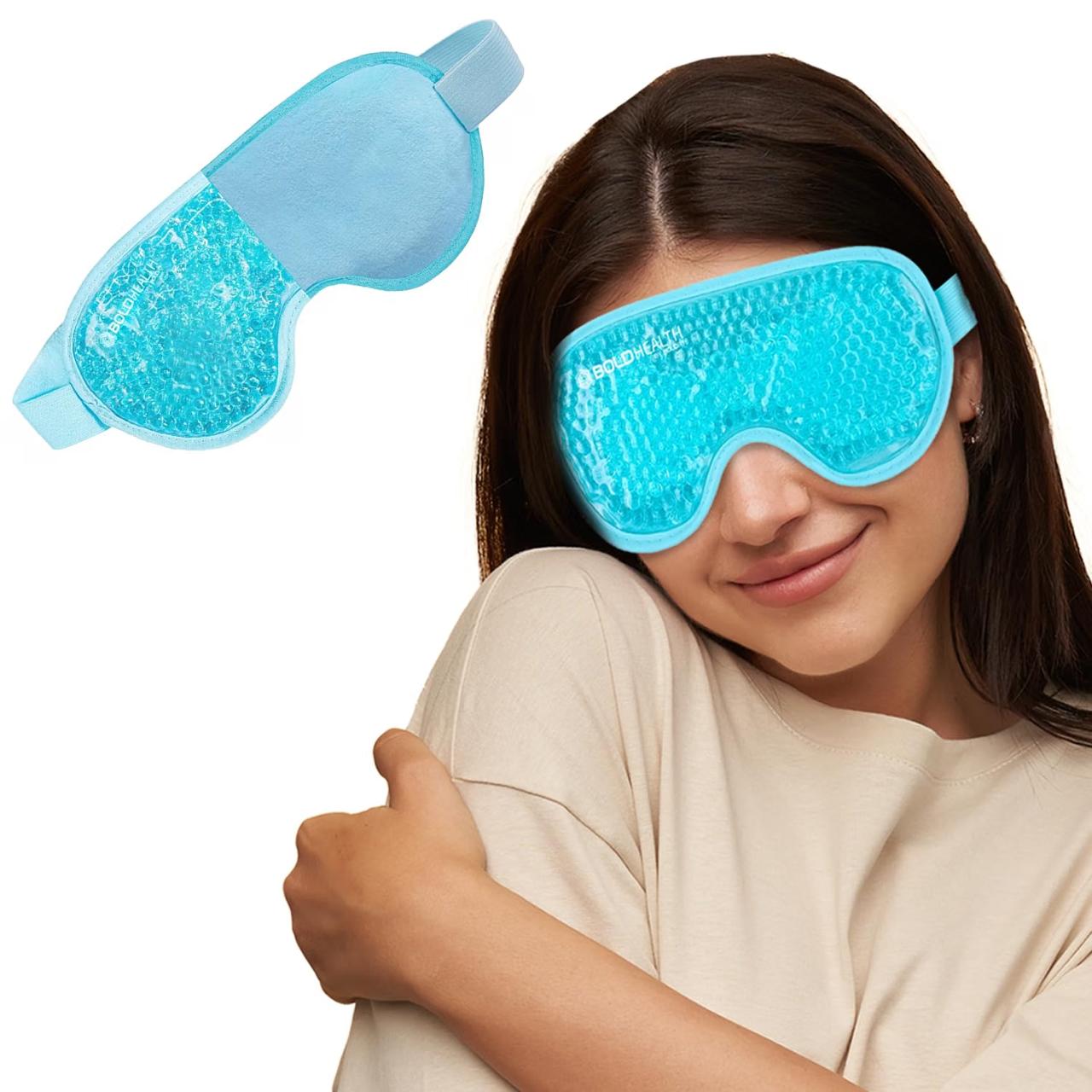 Premium Cooling Gel Eye Mask With Beads For S