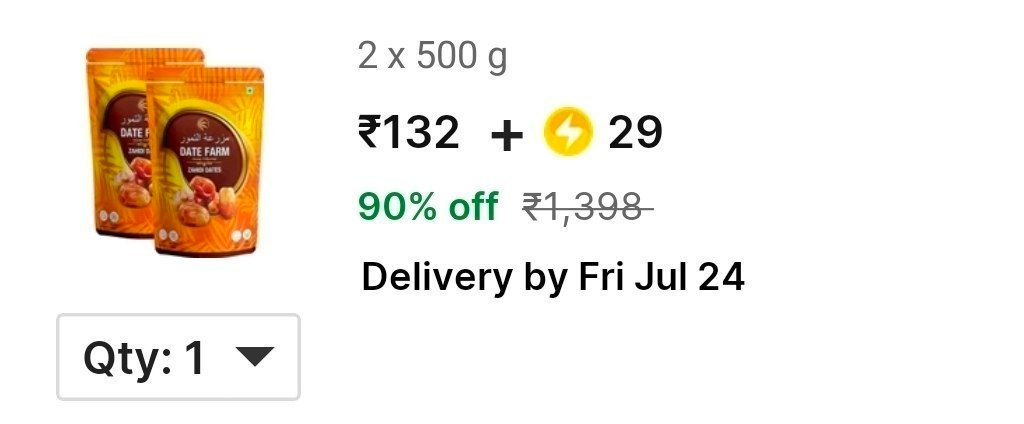 Premium Dates 1kg 132 Sc Kam Coins Hai Fir Bh