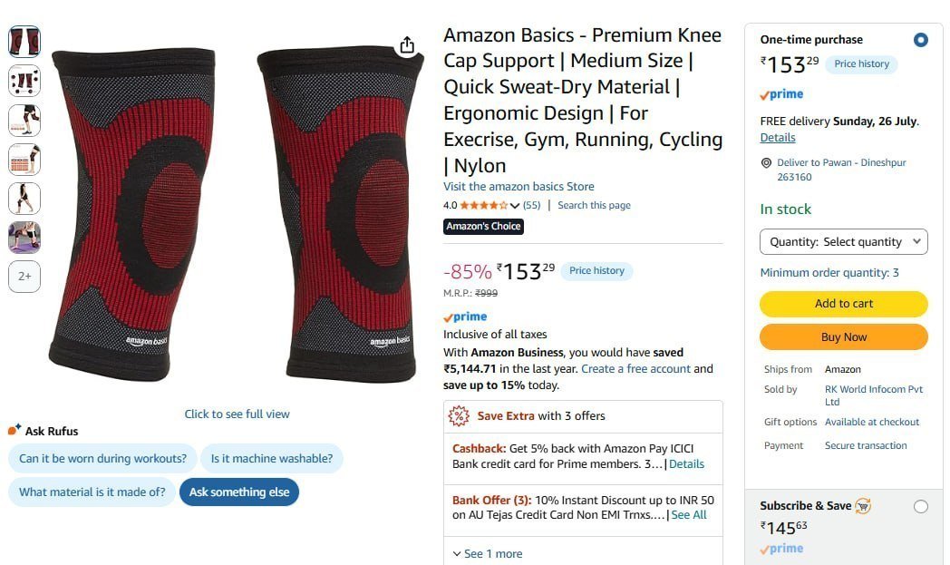 Premium Knee Cap Support (m) 153