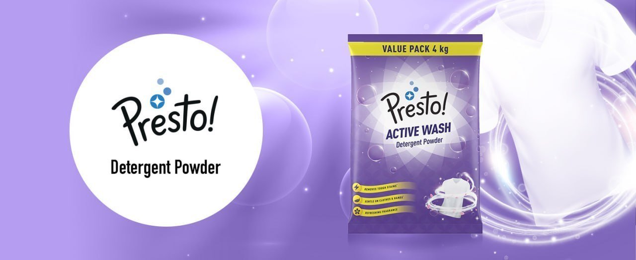 Presto Detergent Powder 4 Kg 199
