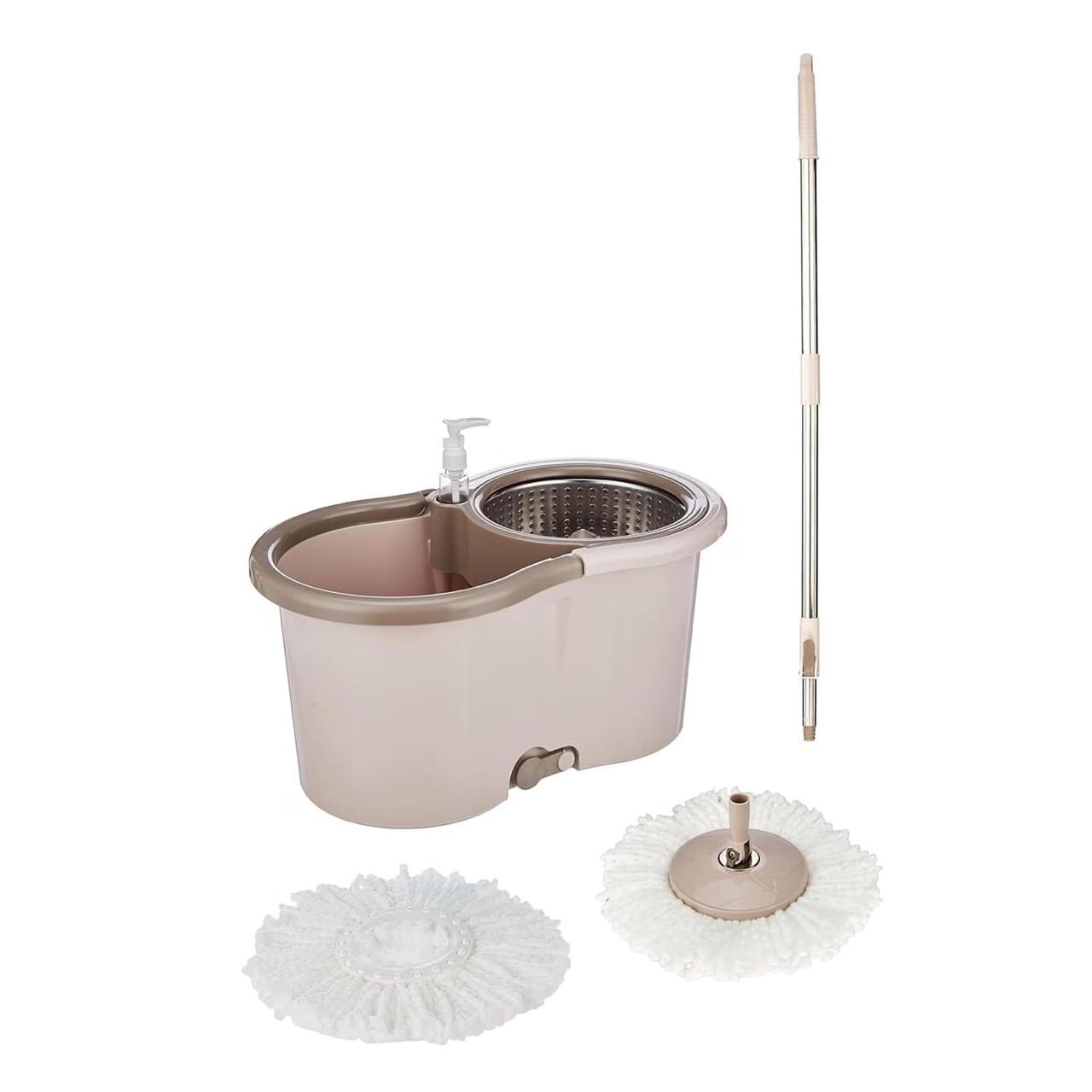 Presto Spin Mop Oval Bucket With Steel Basket