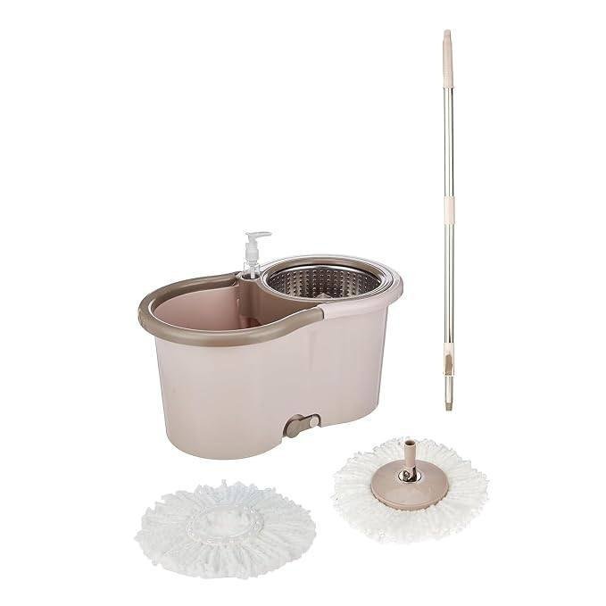 Presto Spin Mop Oval Bucket With Steel Basket