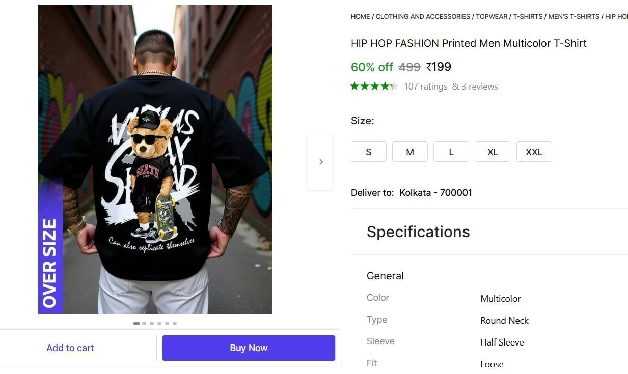 Printed Men Multicolor T-shirt 199