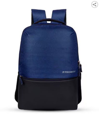 Priority Unisex Laptop Backpack With Bottle Holder