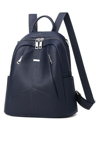 Proarch Anti-theft Cross Leather Backpack Pur