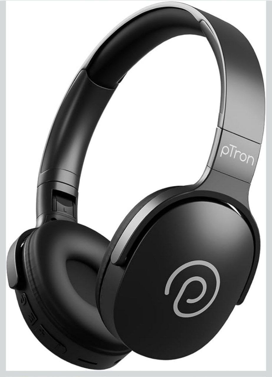 Ptron Studio W 60hrs Playtime Wireless Over-ear He
