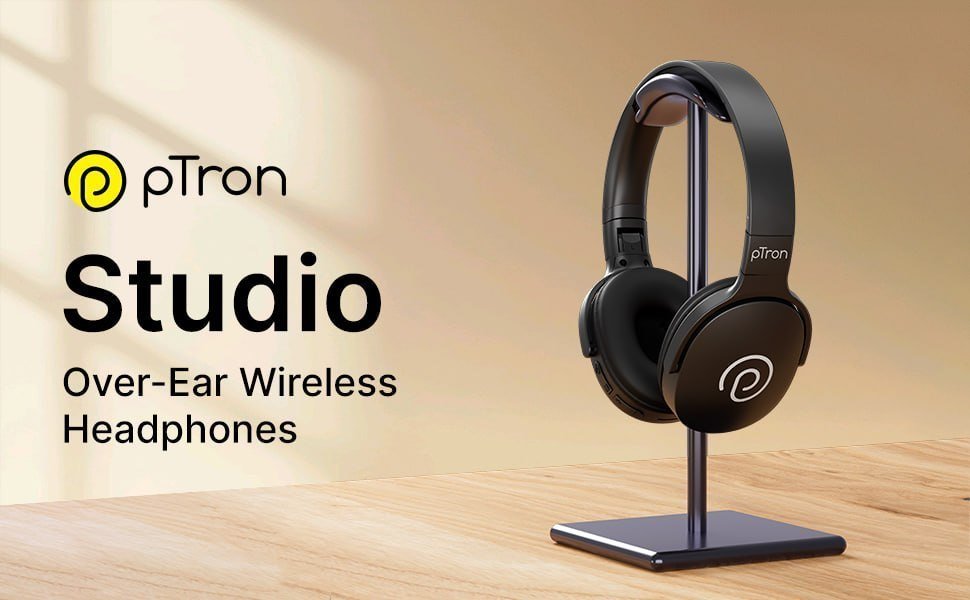 Ptron Wireless Over-ear Headphones 599