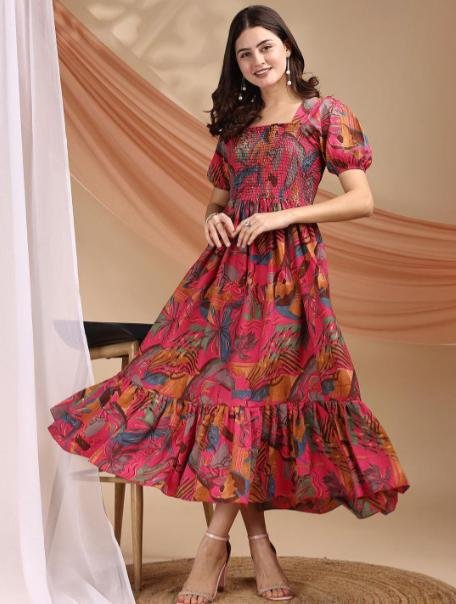 Ptvize Peter Pan Collar Fit Flare Dress 350