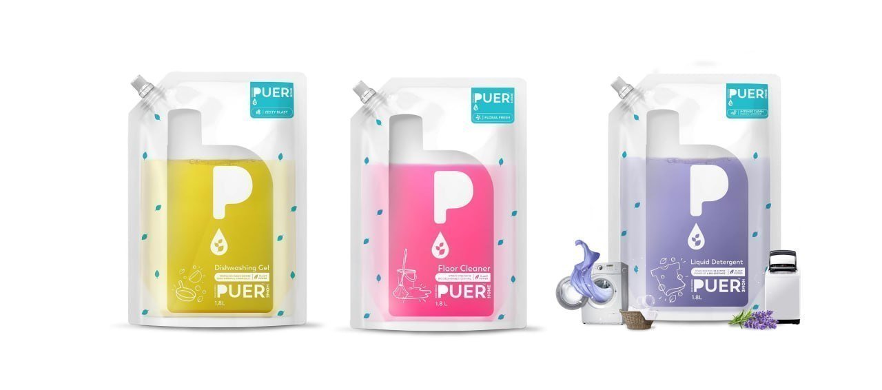 Puer 1800ml Refill Pouch Dishwashing Gel 189floor 