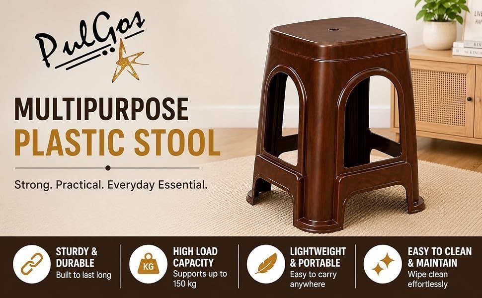 Pulgos Plastic Sitting Stool 448