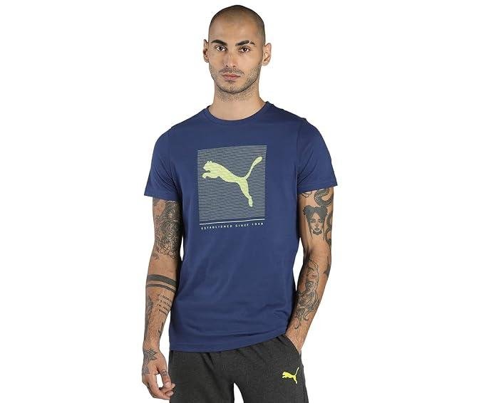 Puma Men S Stylish Graphic Tee Iv 100 Cotton 
