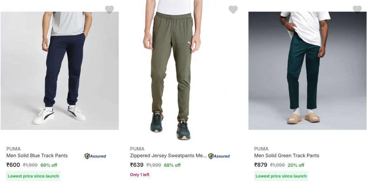 Puma Trousers Min 60 Offmen Women