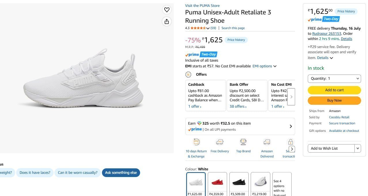 Puma Unisex-adult Retaliate 3 Running Shoe 16