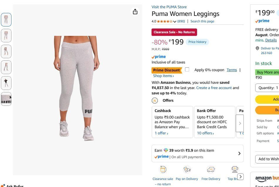 Puma Women Leggings 199