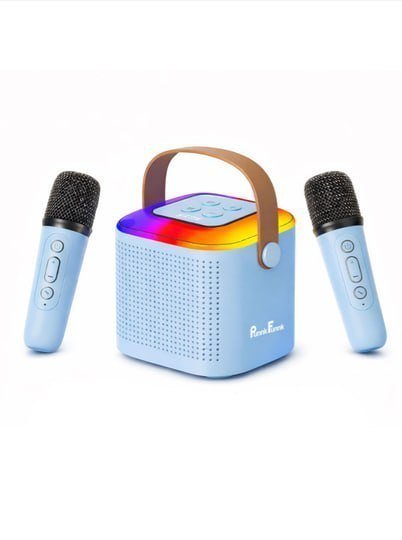 Punnkfunnk Wireless Mics Portable Karaoke Blu