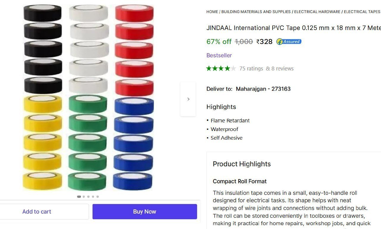 Pvc Electrical Insulation Tape 30 Pcs 328