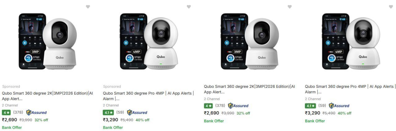 Qubo Home Security Camera 2690