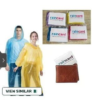 Rain Card Emergency Pocket Raincoat (pack Of 2) 80