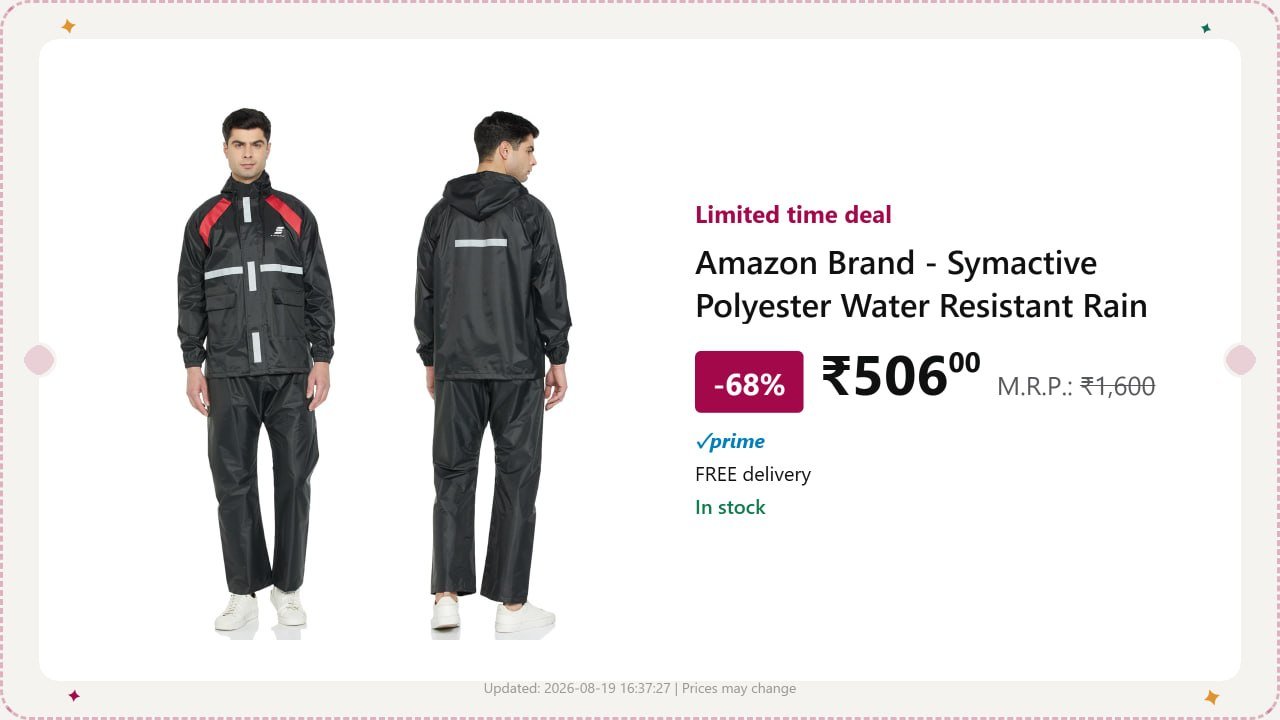 Rain Coat With Pant 506