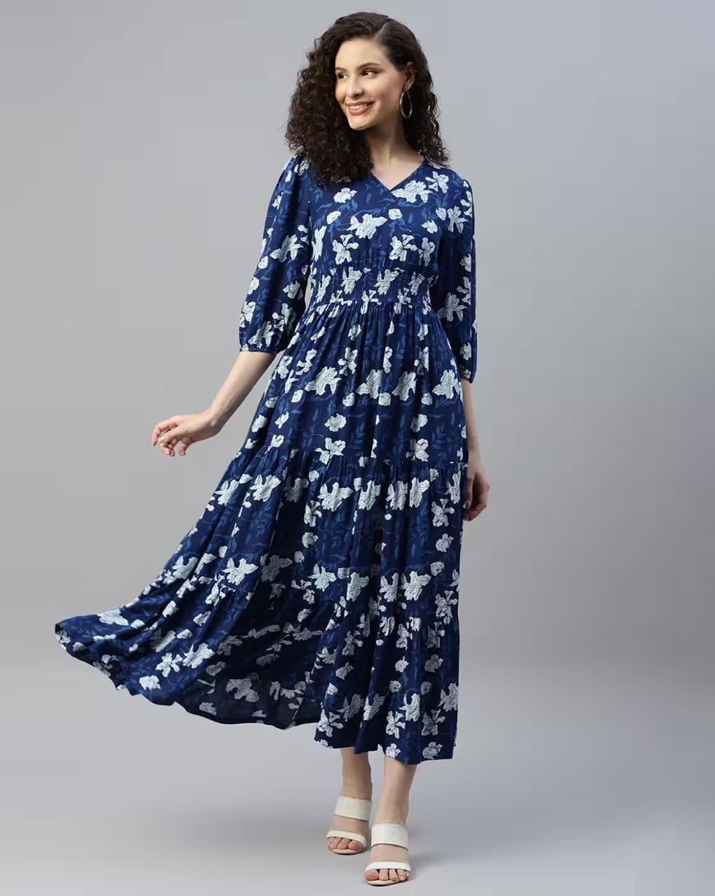 Raiyani Enterprise X Ag Women Printed Fit Flare Dr