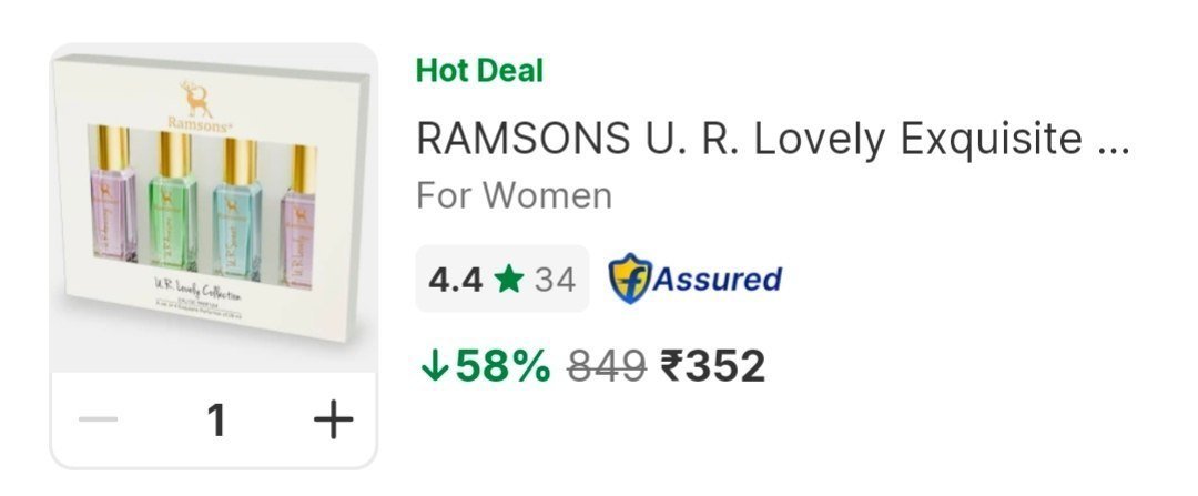 Ramsons Premium Eau De Perfume Gift Set 4 Pcs