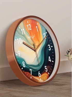 Random Printed Round Shaped Sweep Silent Movement 