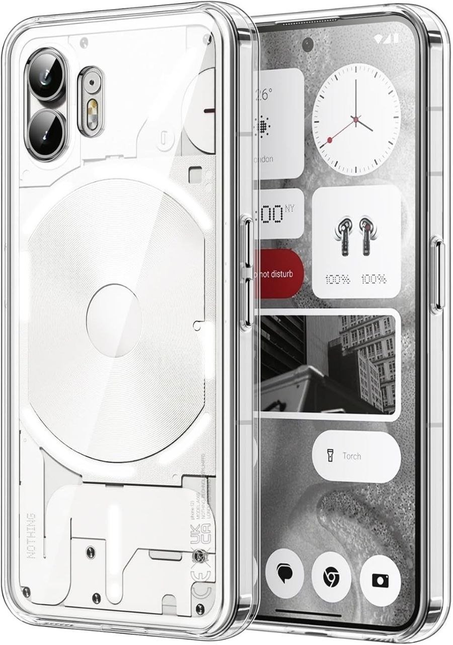 Realcase Silicone Nothing Phone 2 Back Cover 