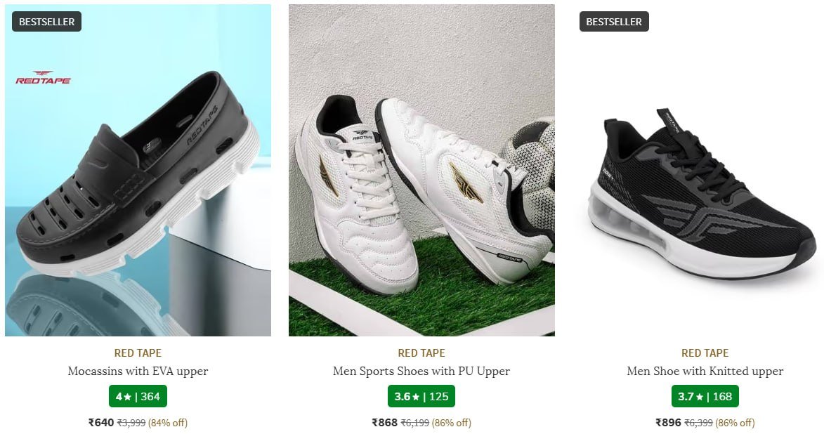 Red Tape Shoes At 83