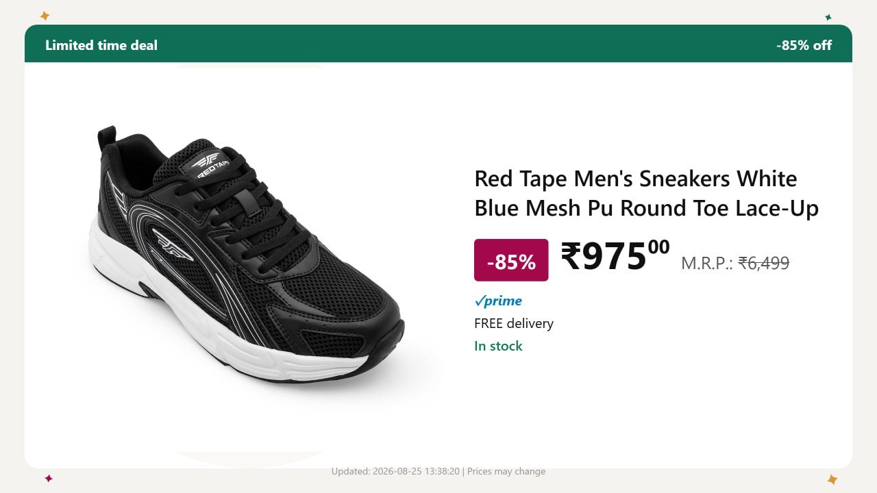 Red Tape Sneaker 975