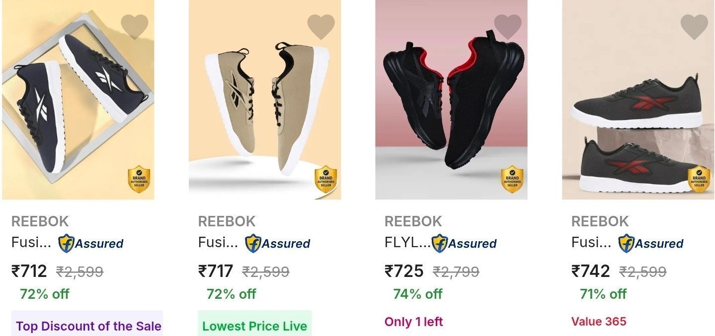 Reebok Shoes From 712
